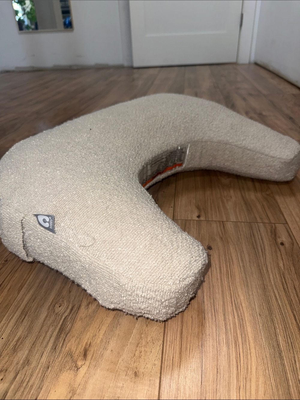 Boppy Luxe Nursing Pillow in Oatmeal Boucle